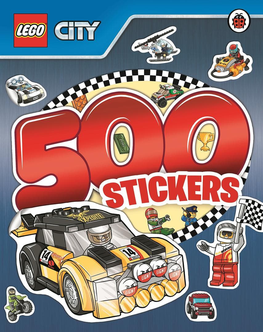 City: 500 Stickers LEGO Activity Books set (#9780241272589-1, 2016)