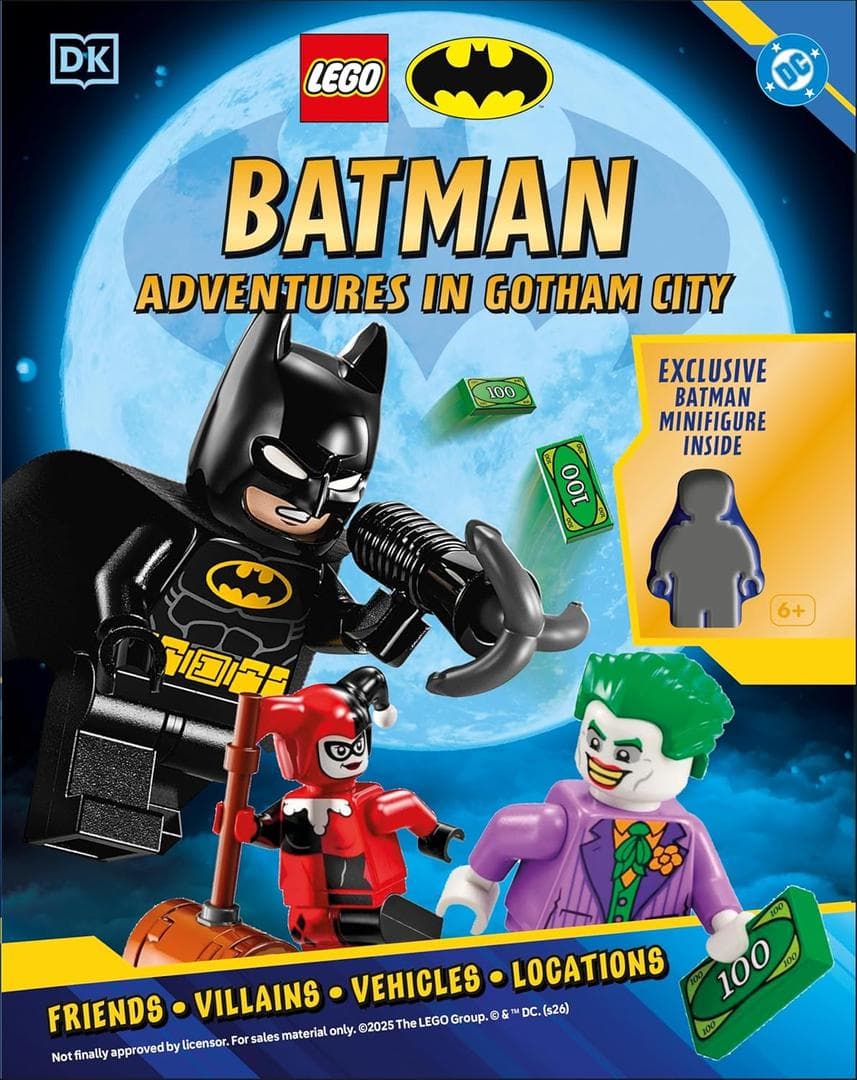 DC Comics Batman: Adventures in Gotham City LEGO Activity Books with LEGO Parts set (#9780241788080-1, 2026)