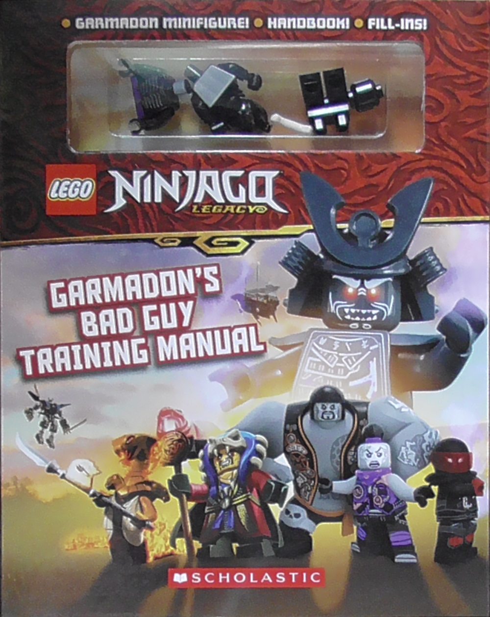 Ninjago Legacy: Garmadon's Bad Guy Training Manual LEGO Activity Books with LEGO Parts set (#9781338641646-1, 2021)