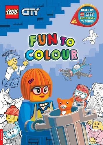City: Fun to Colour LEGO Activity Books set (#9781780558806-1, 2022)