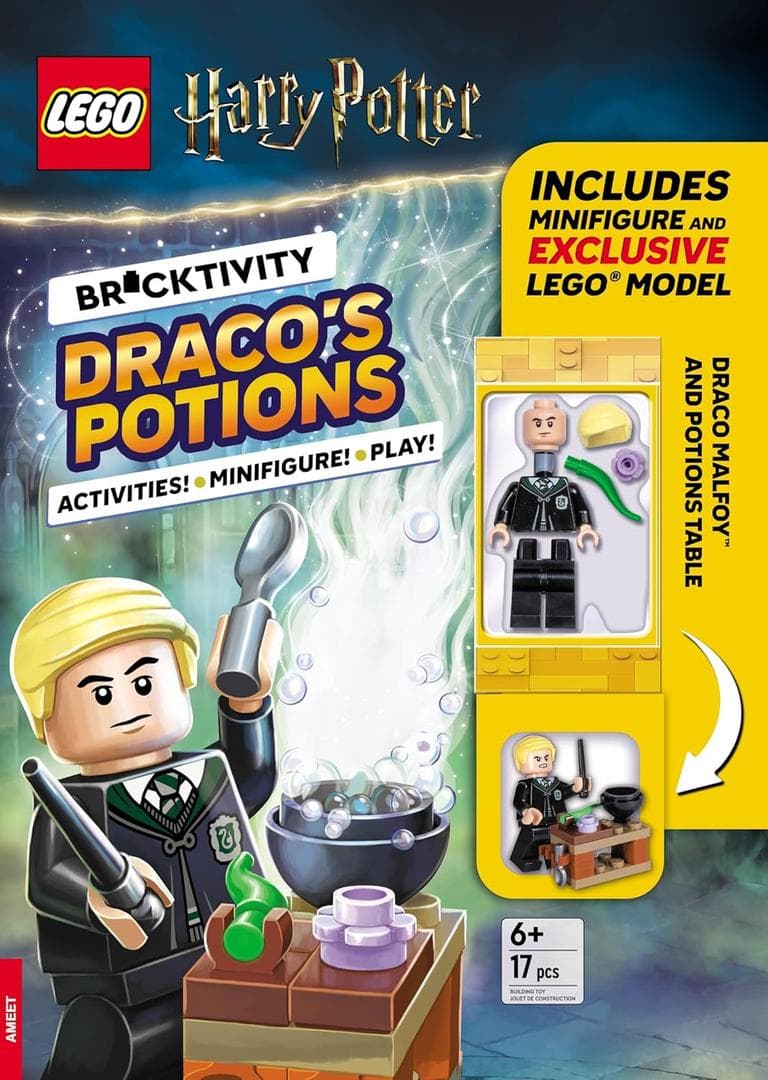 Harry Potter: Draco's Potions LEGO Activity Books with LEGO Parts set (#9781837251735-1, 2026)