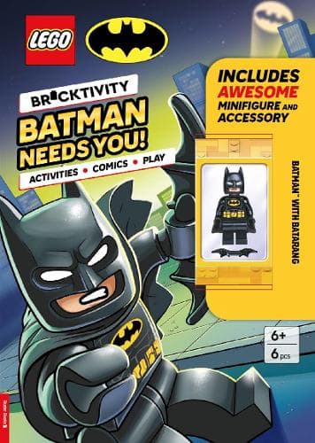 DC Comics Super Heroes: Batman Needs You LEGO Activity Books with LEGO Parts set (#9781837251797-1, 2026)