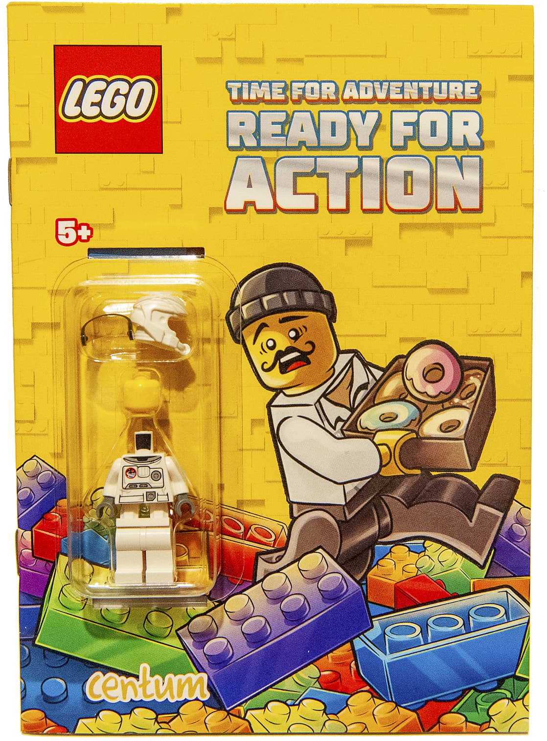 Time for Adventure: Ready for Action LEGO Activity Books with LEGO Parts set (#9781913865382-1, 2021)