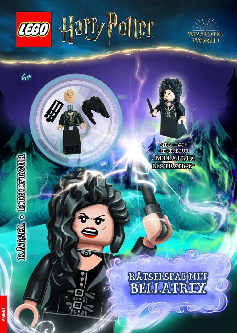 Harry Potter: Rätselspass mit Bellatrix LEGO Activity Books with LEGO Parts set (#9783960808497-1, 2024)