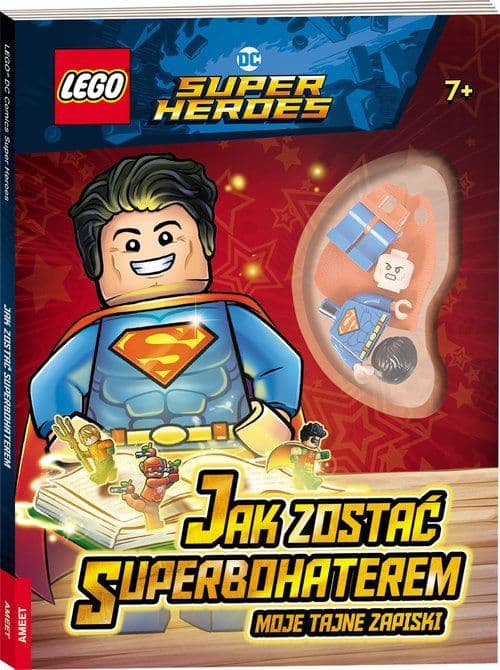DC Comics Super Heroes: Jak zostać superbohaterem LEGO Activity Books with LEGO Parts set (#9788325329389-2, 2022)