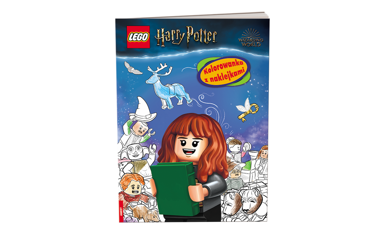 Harry Potter: Kolorowanka z Naklejkami LEGO Activity Books set (#9788325339678-1, 2023)