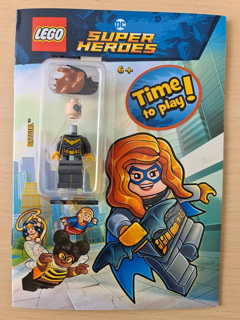 DC Comics Super Heroes: Time to play! LEGO Activity Books with LEGO Parts set (#9788325340582-1, 2023)