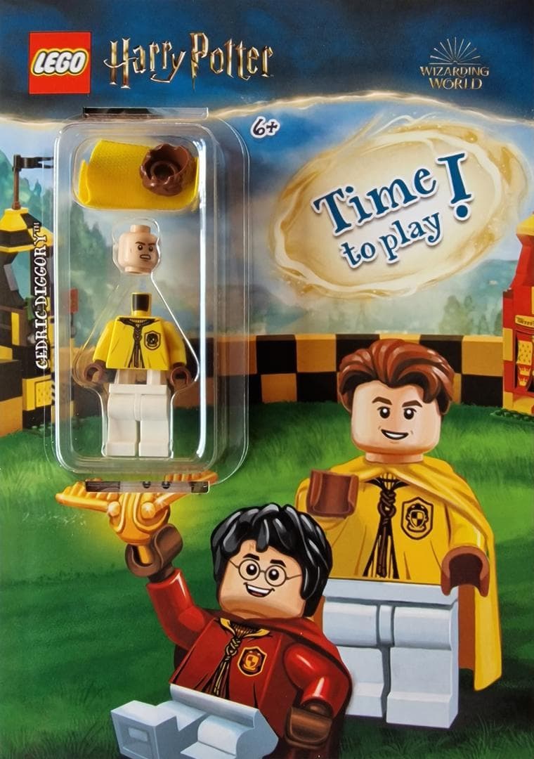 Harry Potter: Time to Play! Cedric Diggory LEGO Activity Books with LEGO Parts set (#9788325341398-1, 2023)
