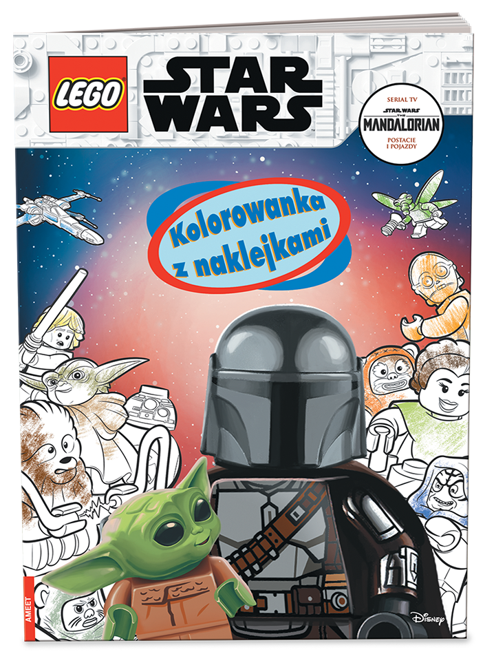 Star Wars: Kolorowanka z Naklejkami LEGO Activity Books set (#9788325341671-1, 2023)