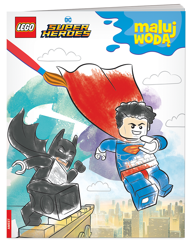 DC Comics Super Heroes: Maluj Wodą LEGO Activity Books set (#9788325341947-1, 2023)
