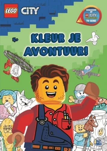 City: Kleur Je Avontuur LEGO Activity Books set (#9789463850841-1, 2021)