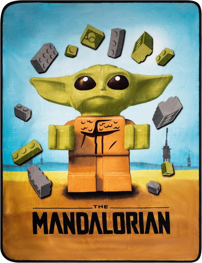 Star Wars The Mandalorian Throw LEGO Houseware set (#AT2259-1, 2022)