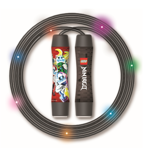 Ninjago LED Jump Rope LEGO Gear set (#JUMPROPE-1, 2020)