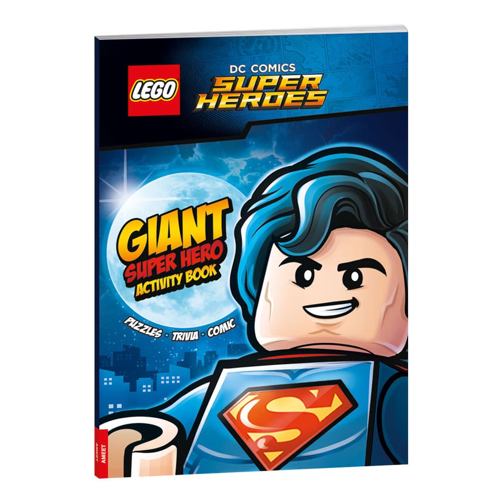DC Comics Super Heroes: Giant Super Hero Activity Book LEGO Activity Books set (#LNO450-1, 2017)