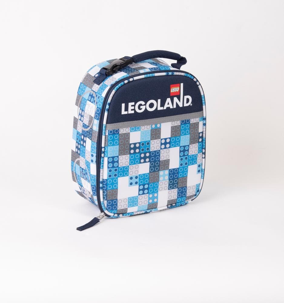 2 x 2 Building Brick Lunch Bag (Blue) LEGO set (#LUNCHBAG-3)