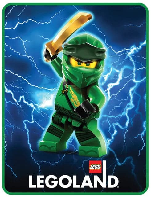 LEGOLAND Lloyd Free Energy Throw LEGO Houseware set (#THROW-11, 2022)
