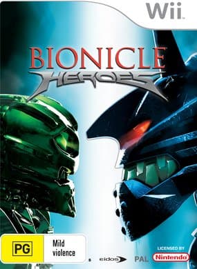 Bionicle Heroes - Wii LEGO Video Games and Accessories set (#WIIGAME-1, 2007)